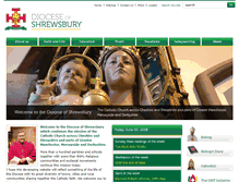 Tablet Screenshot of dioceseofshrewsbury.org